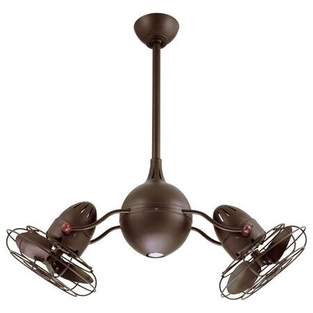 Matthews Fan Co Acqua-Textured Bronze-Metal Blades AQ-TB-MTL